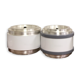two fixed vacuum capacitors without attachments