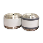 two fixed vacuum capacitors without attachments